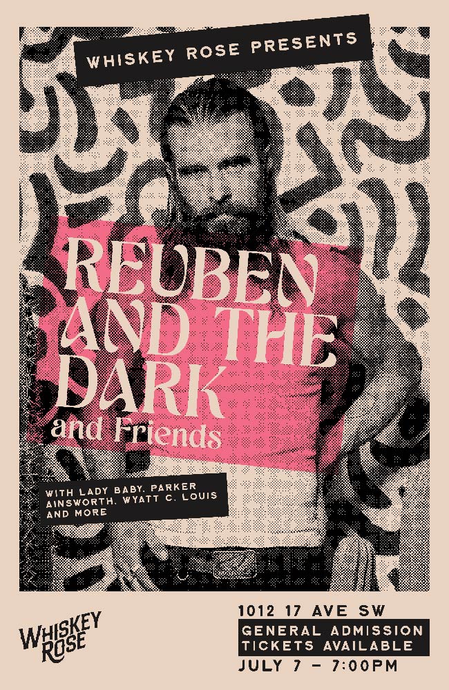 Whiskey Rose Poster Design - reuben and the dark